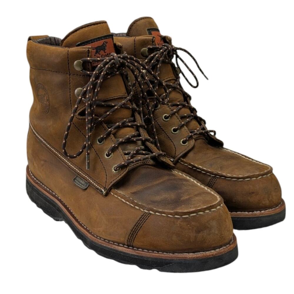 Red Wing Irish Setter 849 Waterproof Soft Toe Leather Boots Size 13D   S4007